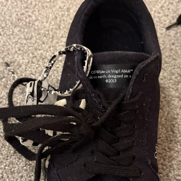 Off-White Black Sneakers with White Accents - Picture 6 of 6